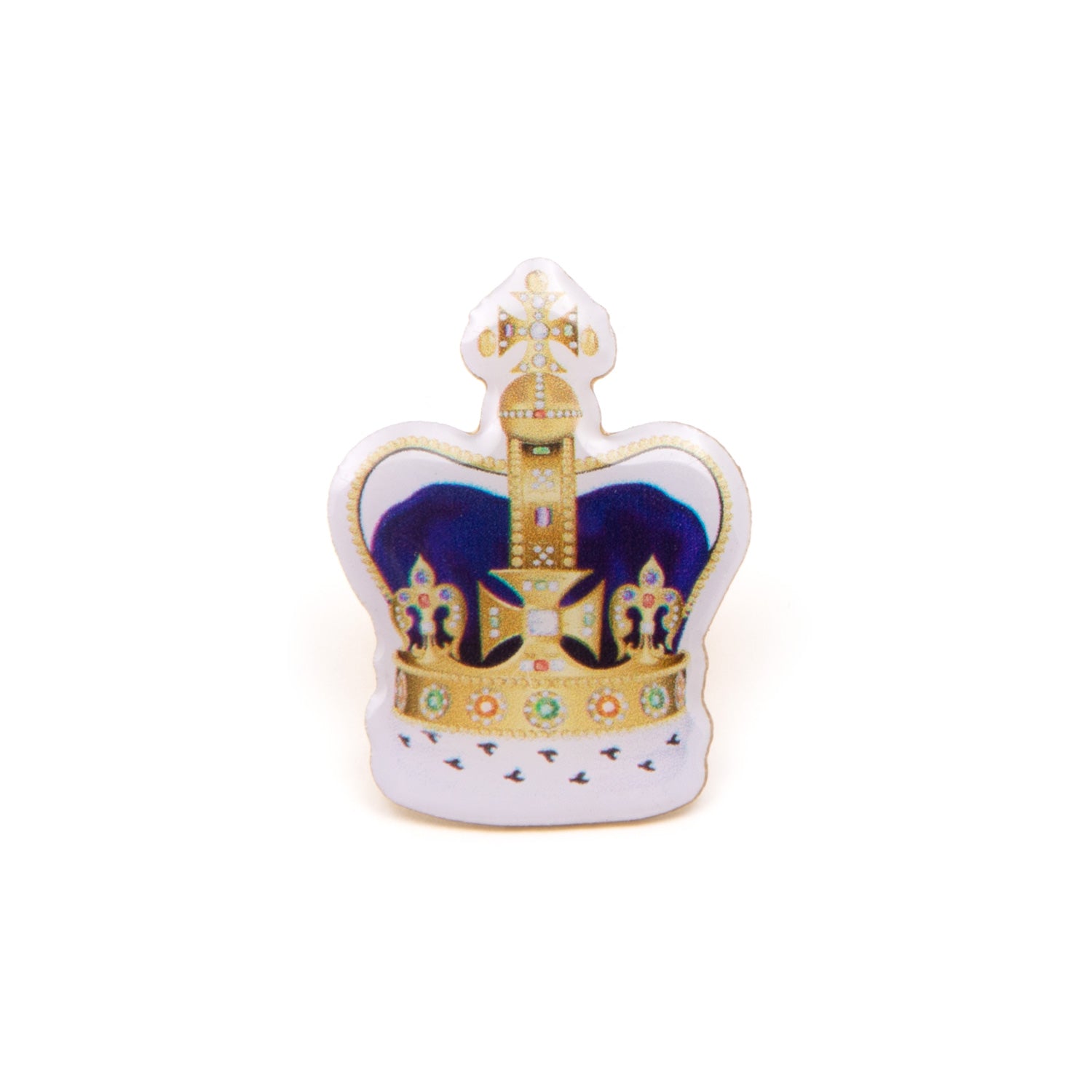 Coronation Crown Pin Badge 1