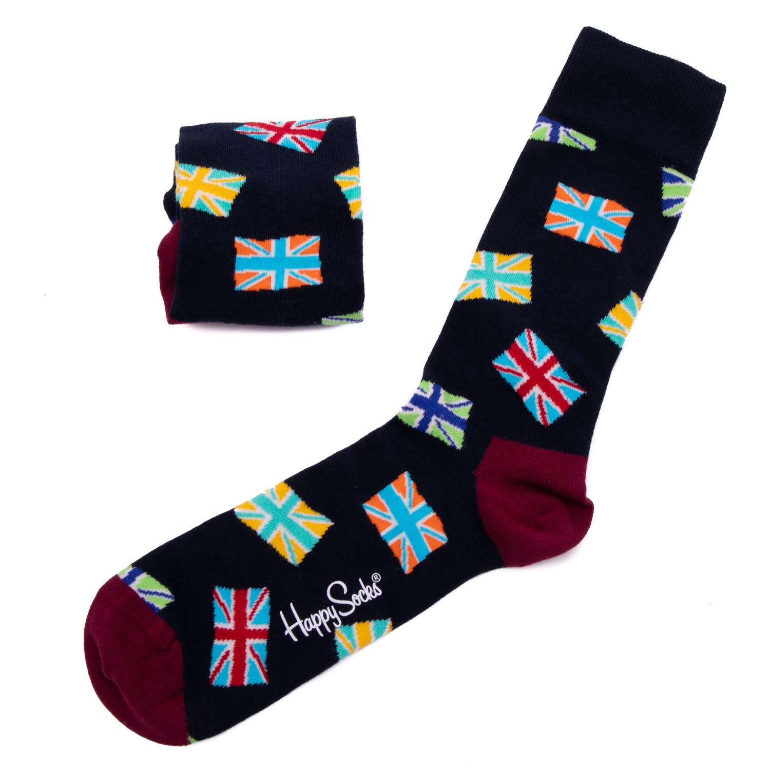 Happy Socks Union Jack Flags - Single Pair