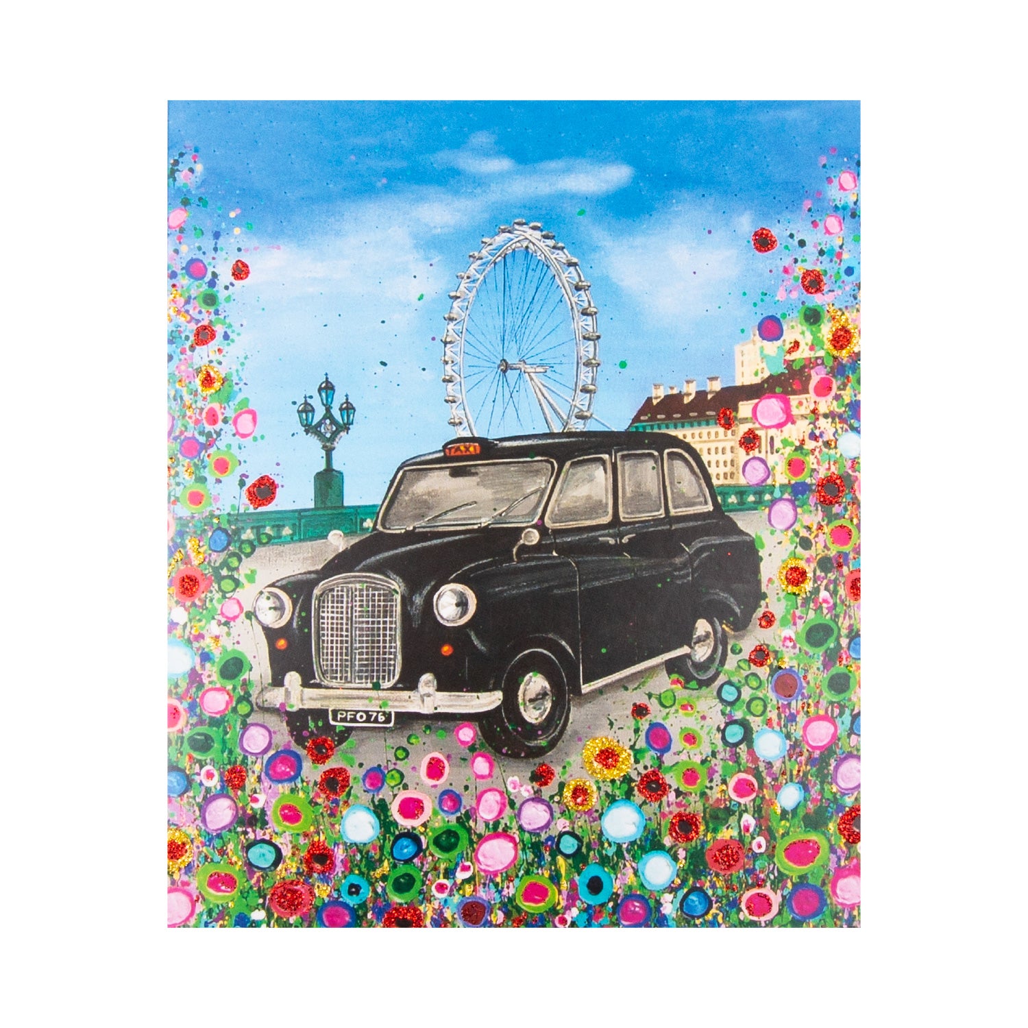 Jo Gough London Greeting Cards - Taxi