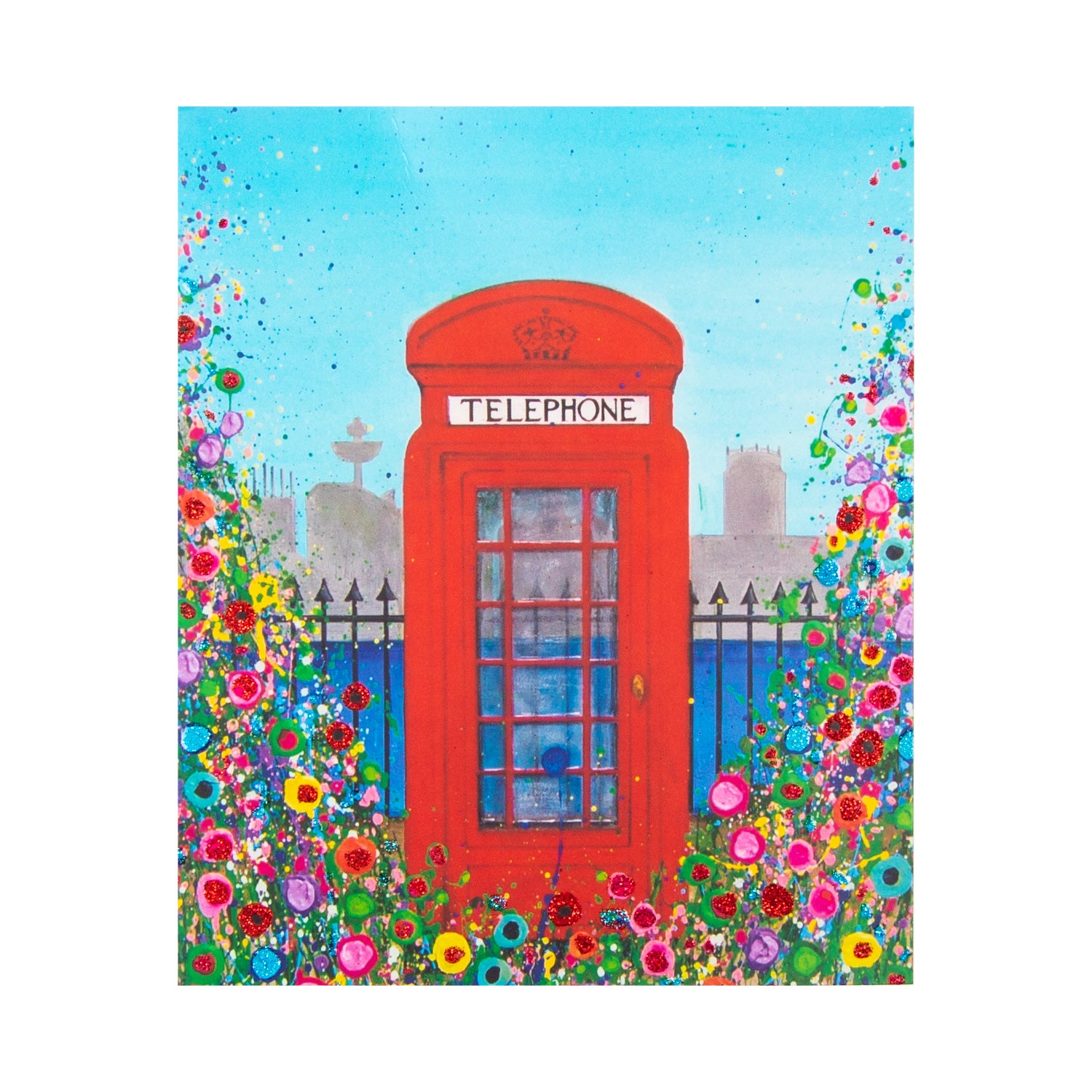 Jo Gough London Greeting Cards - Phone Box