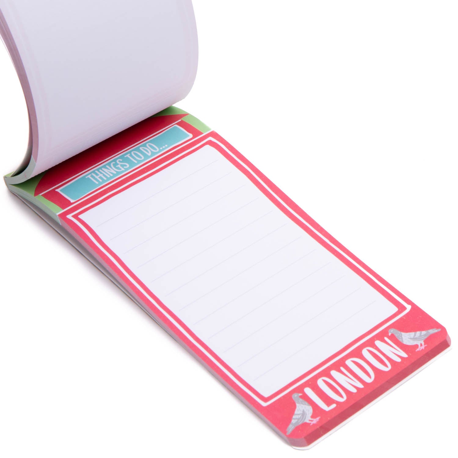 London Adventures Magnetic To Do List Notepad by Milly Green