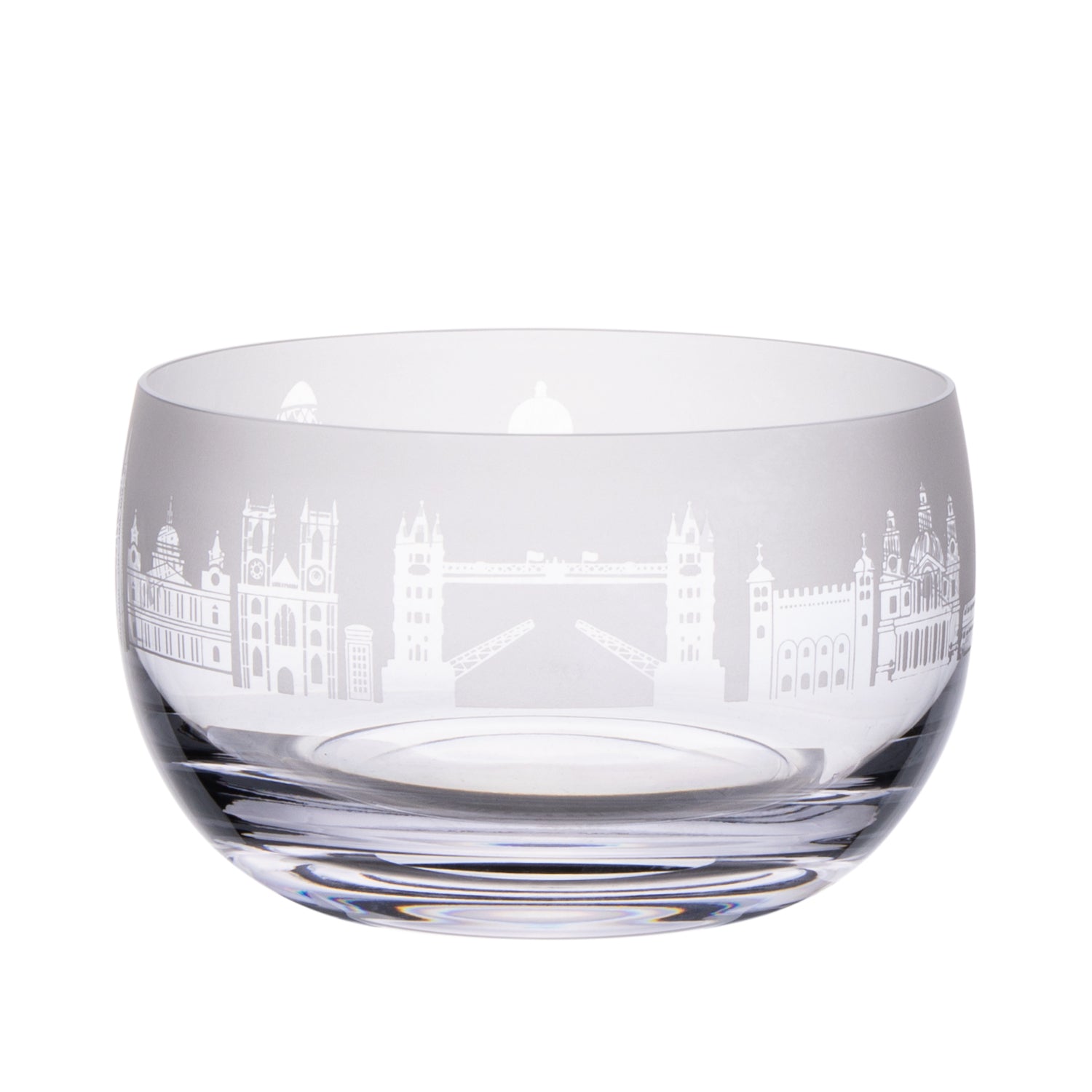 London Glass Bowl - White 1