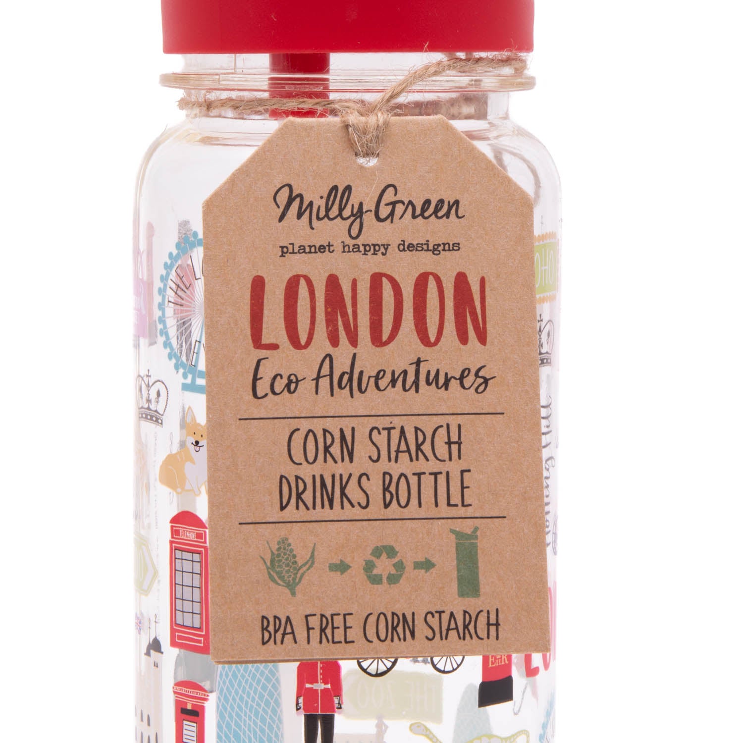 London Adventures Corn Starch Water Bottle 2