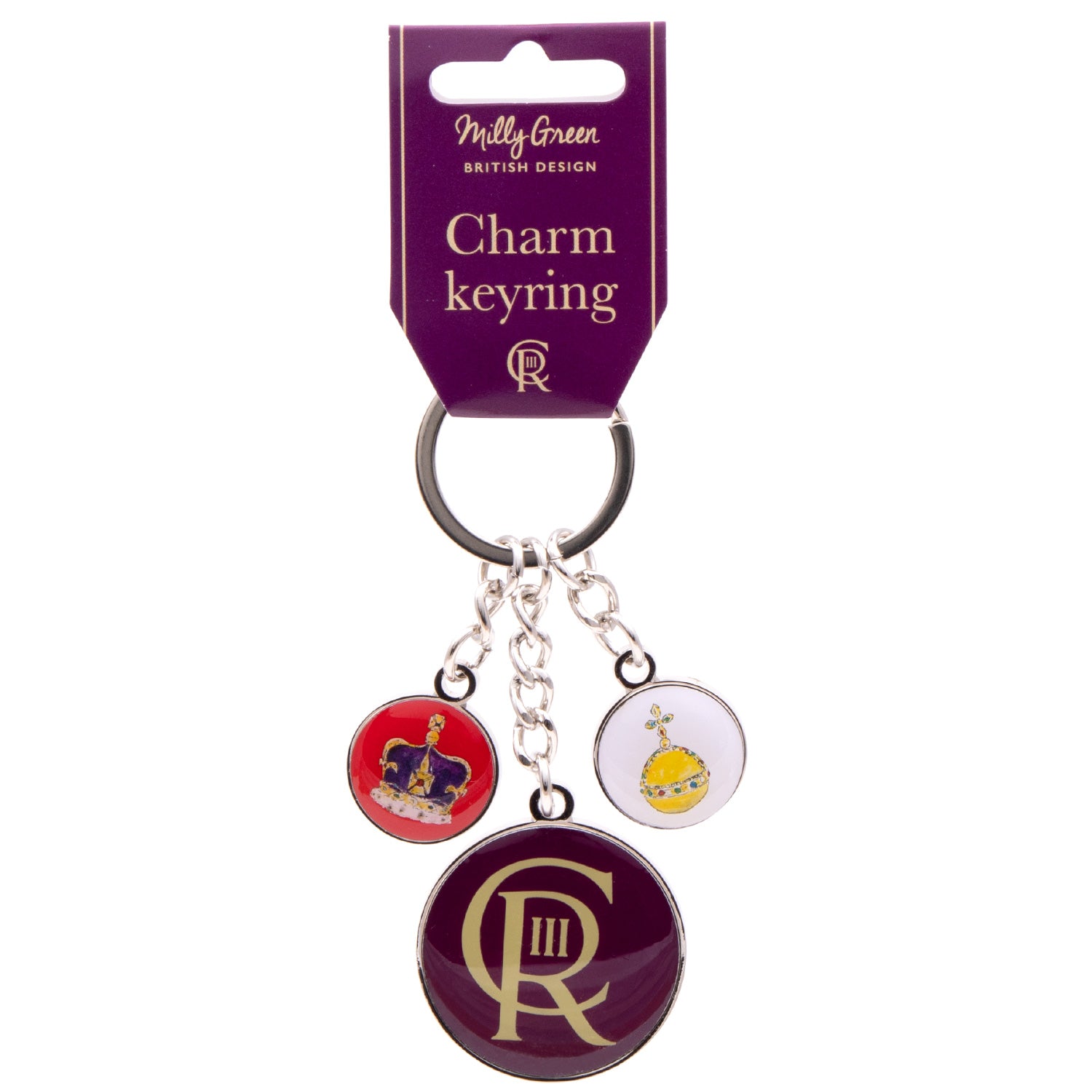 The Coronation Charms Key Ring by Milly Green 1