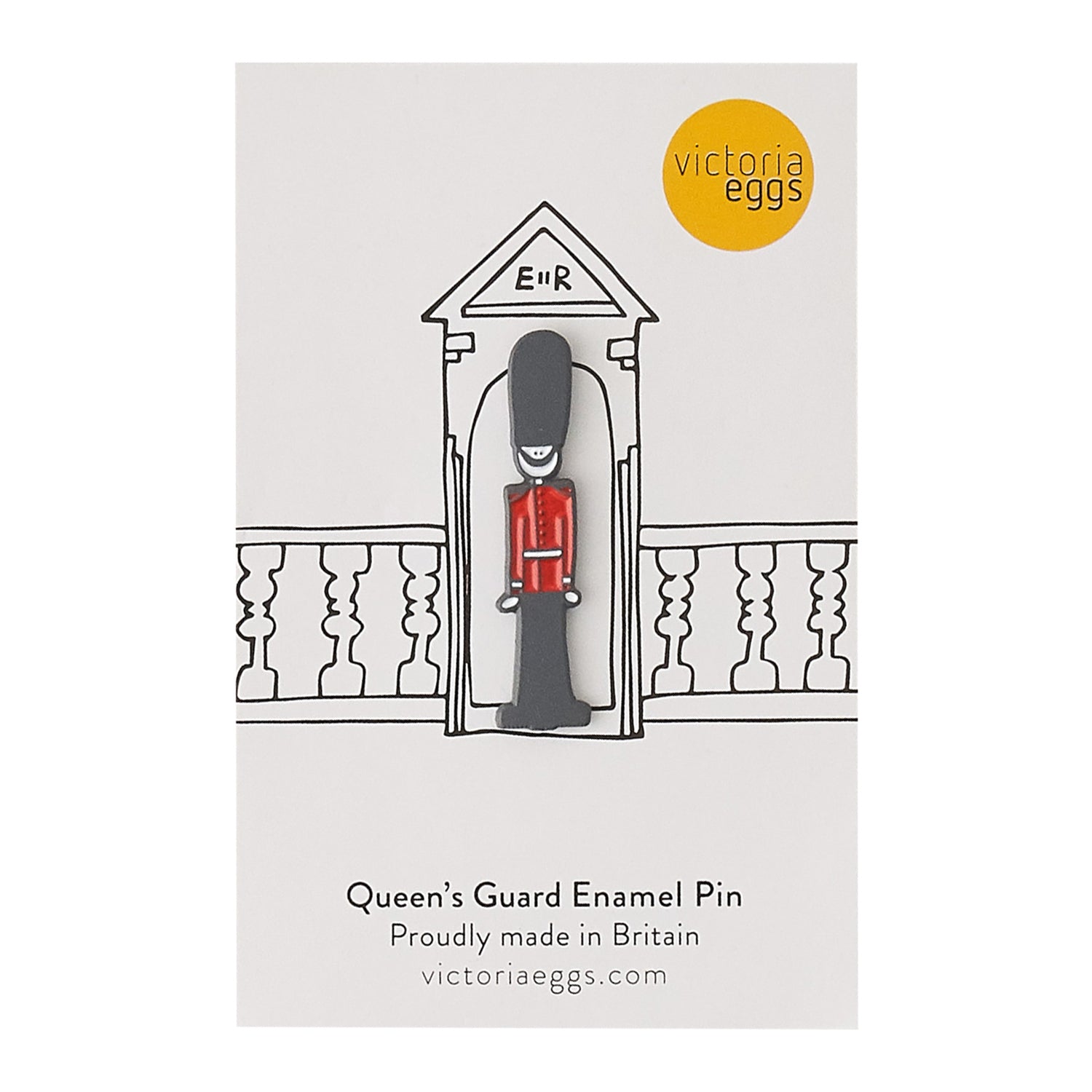 Royal Guard Enamel Pin Badge by Victoria Eggs 1