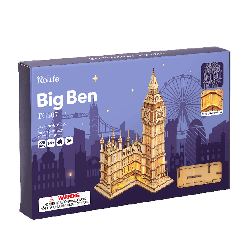 Big Ben 3D Wooden Puzzle by Rolife 0