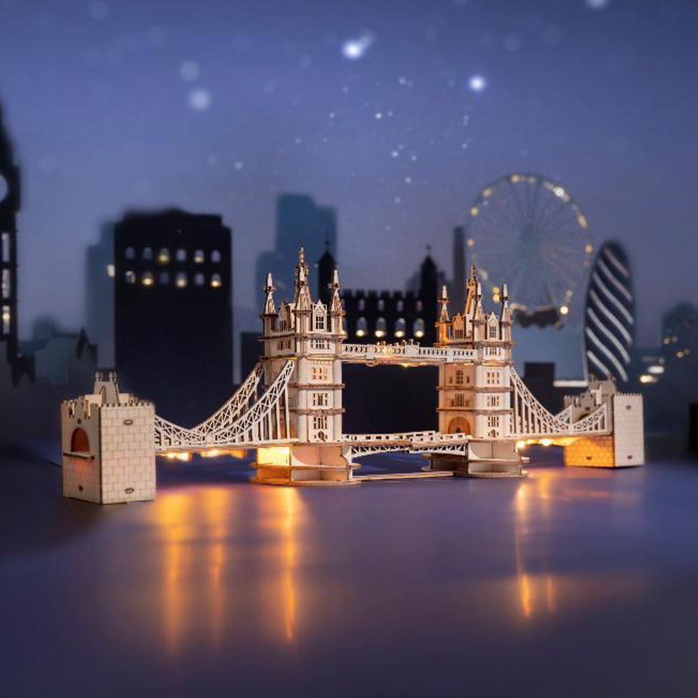 Tower Bridge 3D Wooden Puzzle by Rolife 1