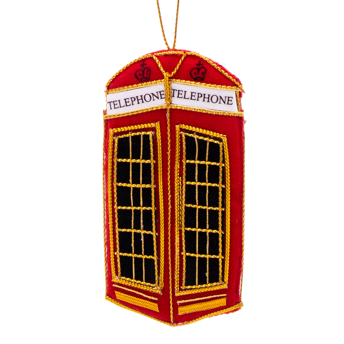 Telephone Box Christmas Decoration 1