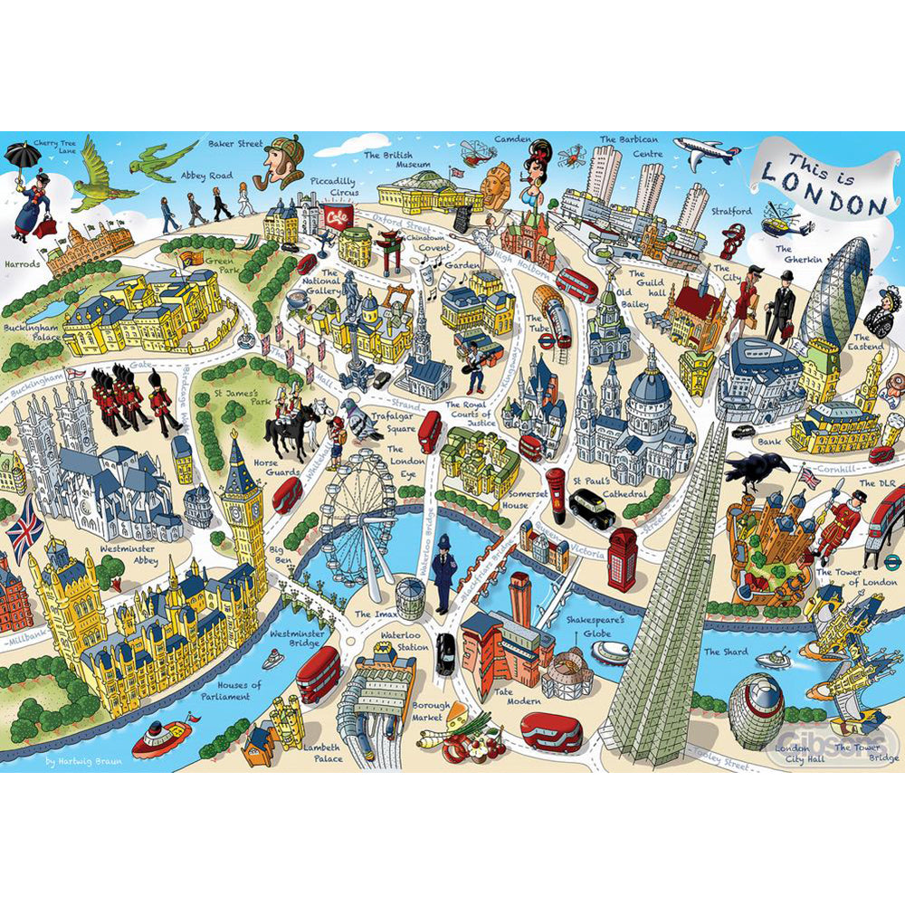 Gibsons This Is London 500 Piece Puzzle 2