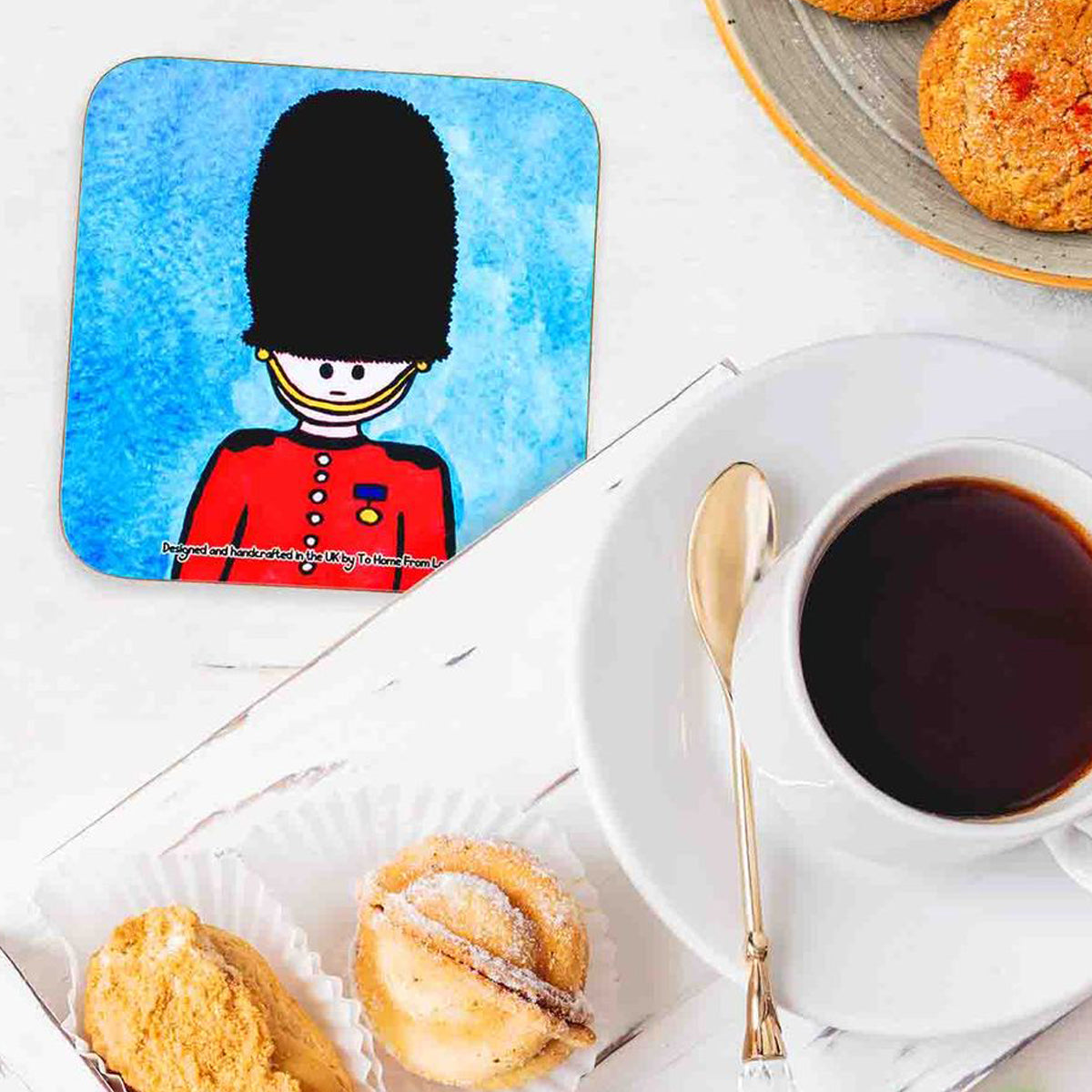 To Home From London Magnetic Coaster - Royal Guard