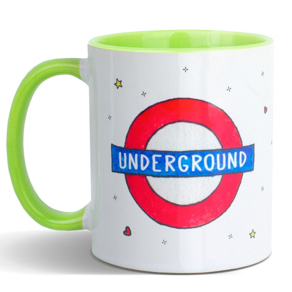 To Home From London Mug - London Underground - Green
