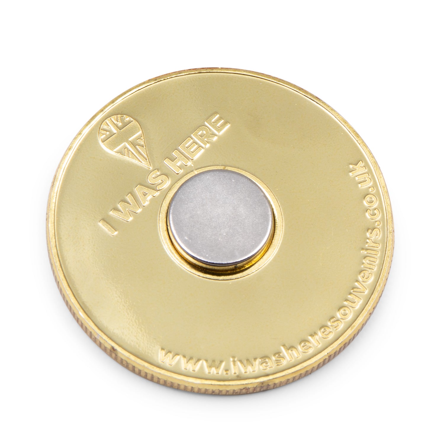 Tower Bridge Gold Medal Coin Fridge Magnet 2