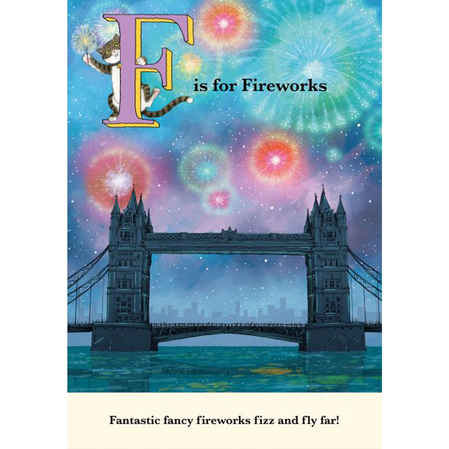 The Tower Bridge Cat ABC - Alphabet Book - F