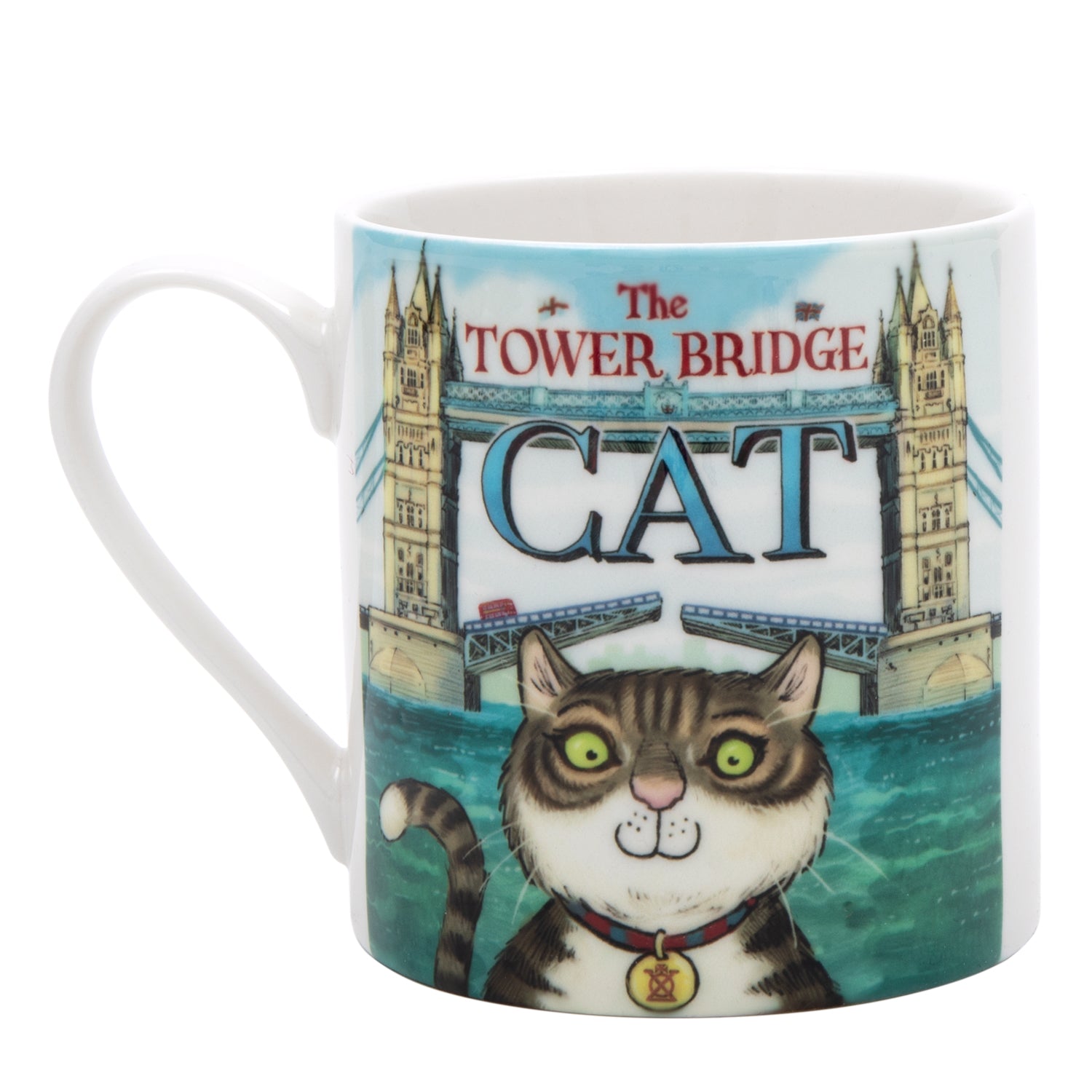 the tower bridge cat mug 1