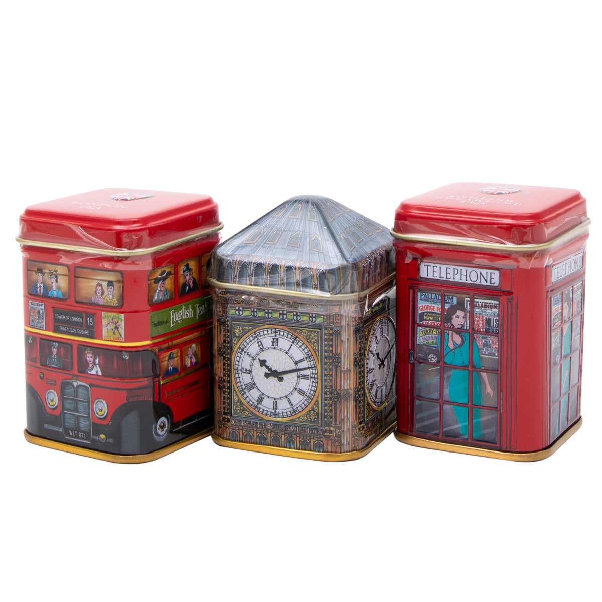 Traditions of London - Bus / Big Ben / Telephone - Loose Leaf Tea Gift Set 1