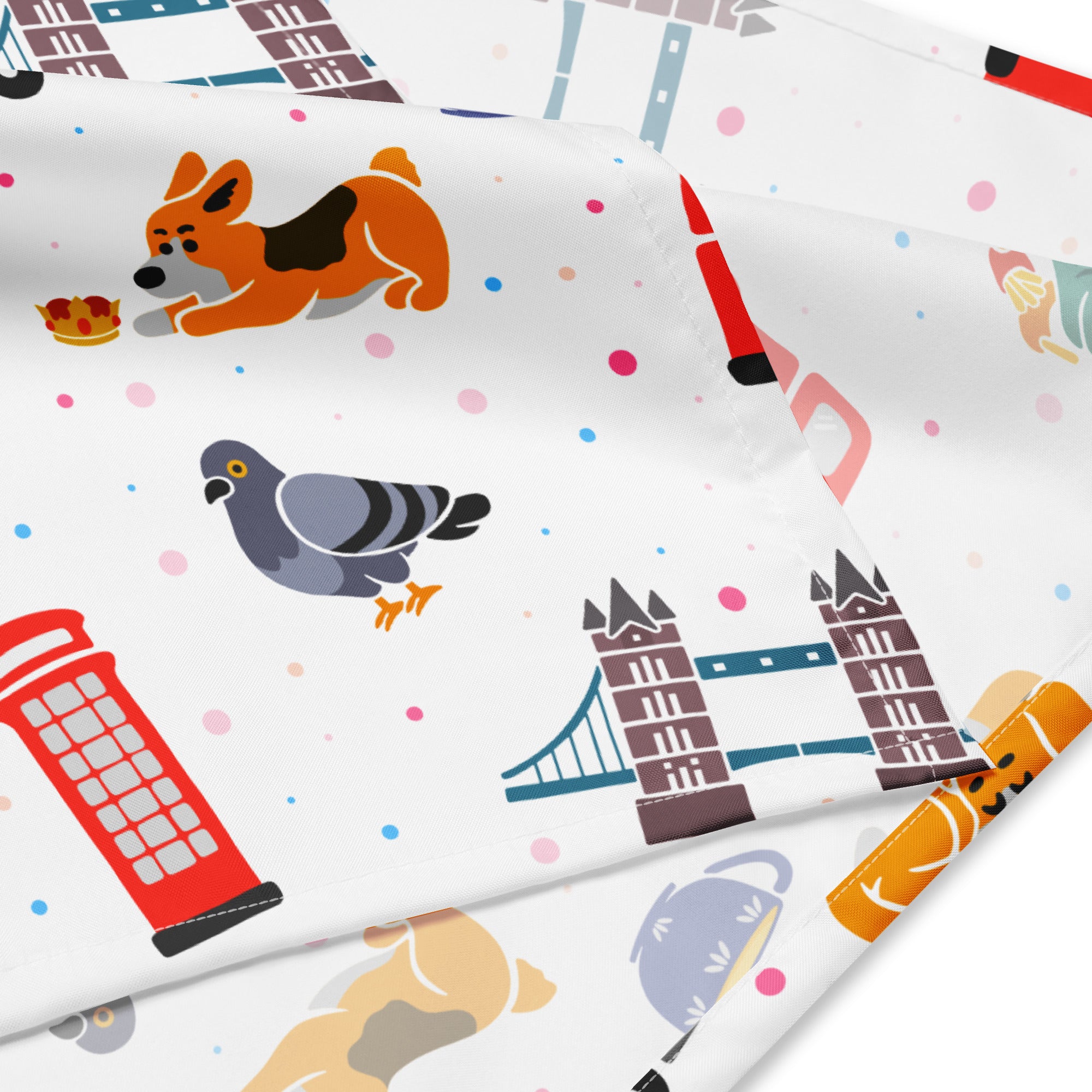 London Doodles - All Over Print - Dog Bandana
