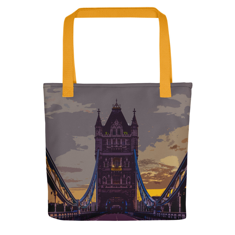 Tower Bridge at Dawn - All Over Print - Tote Bag