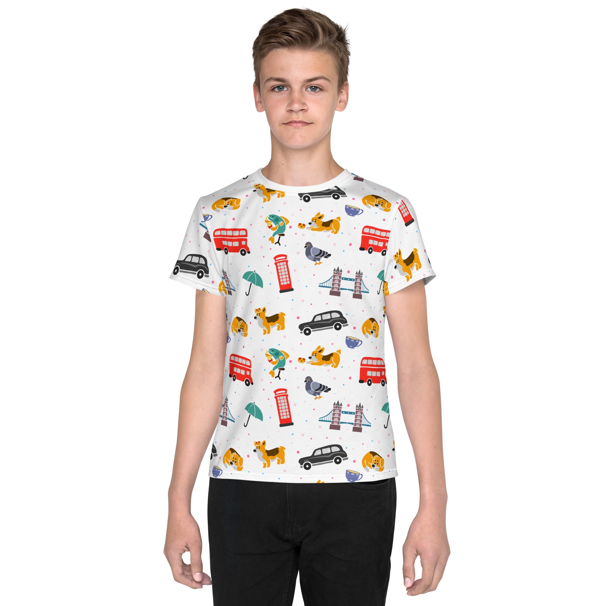 London Doodles - All Over Print - Youth T-Shirt