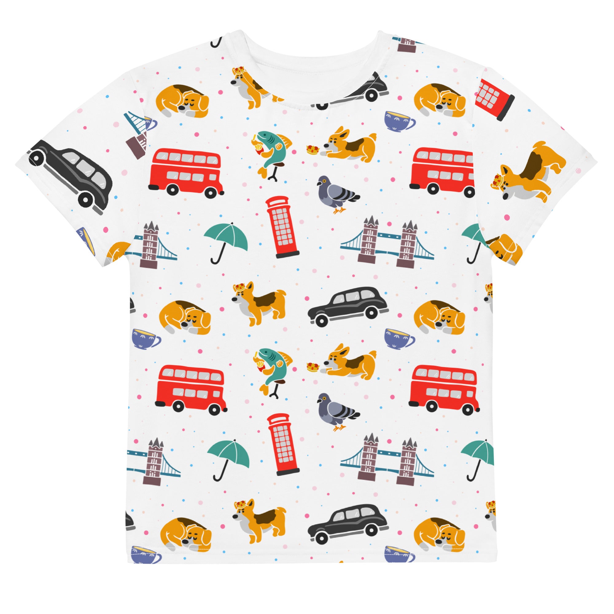 London Doodles - All Over Print - Youth T-Shirt
