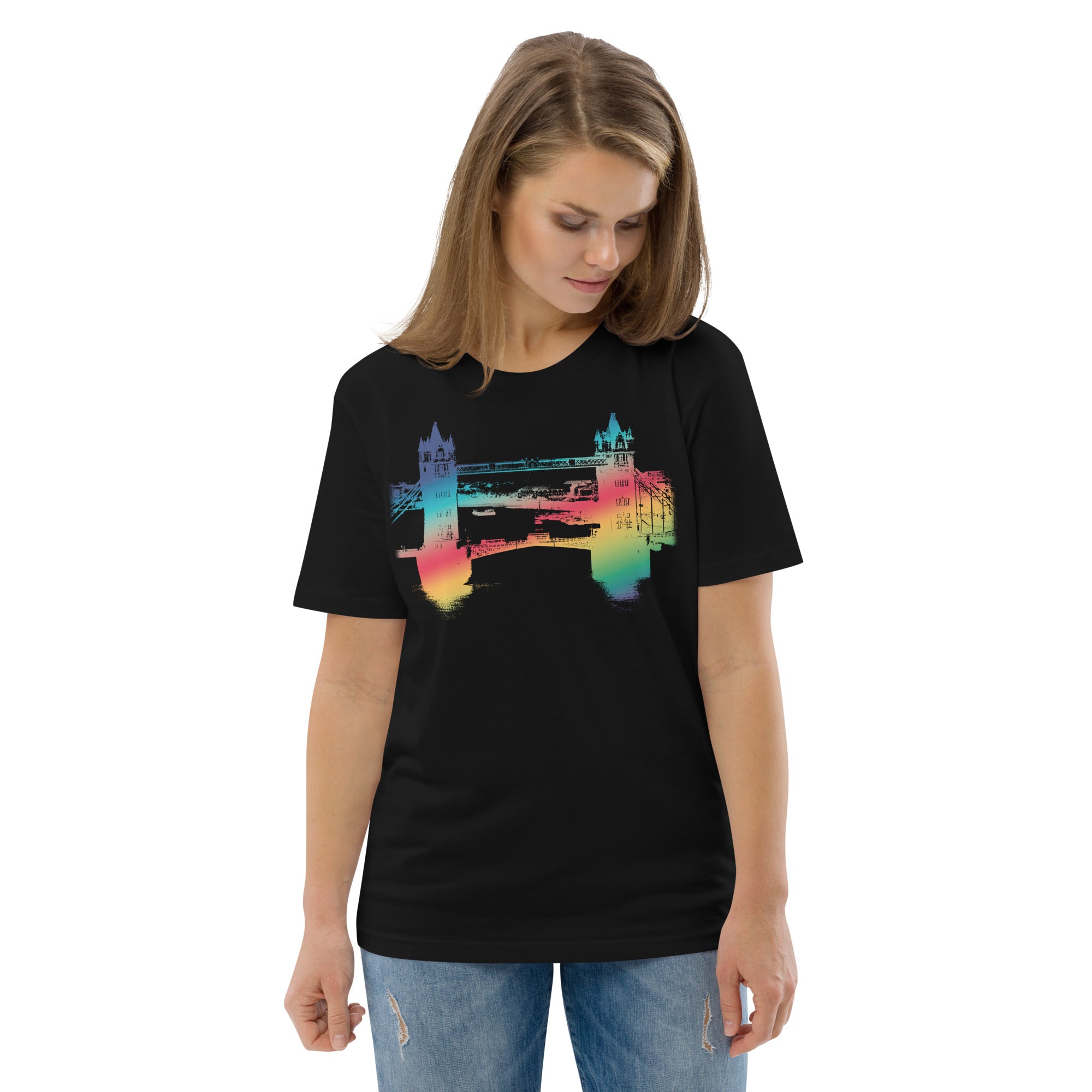 Tower Bridge Rainbow Organic Cotton T Shirt