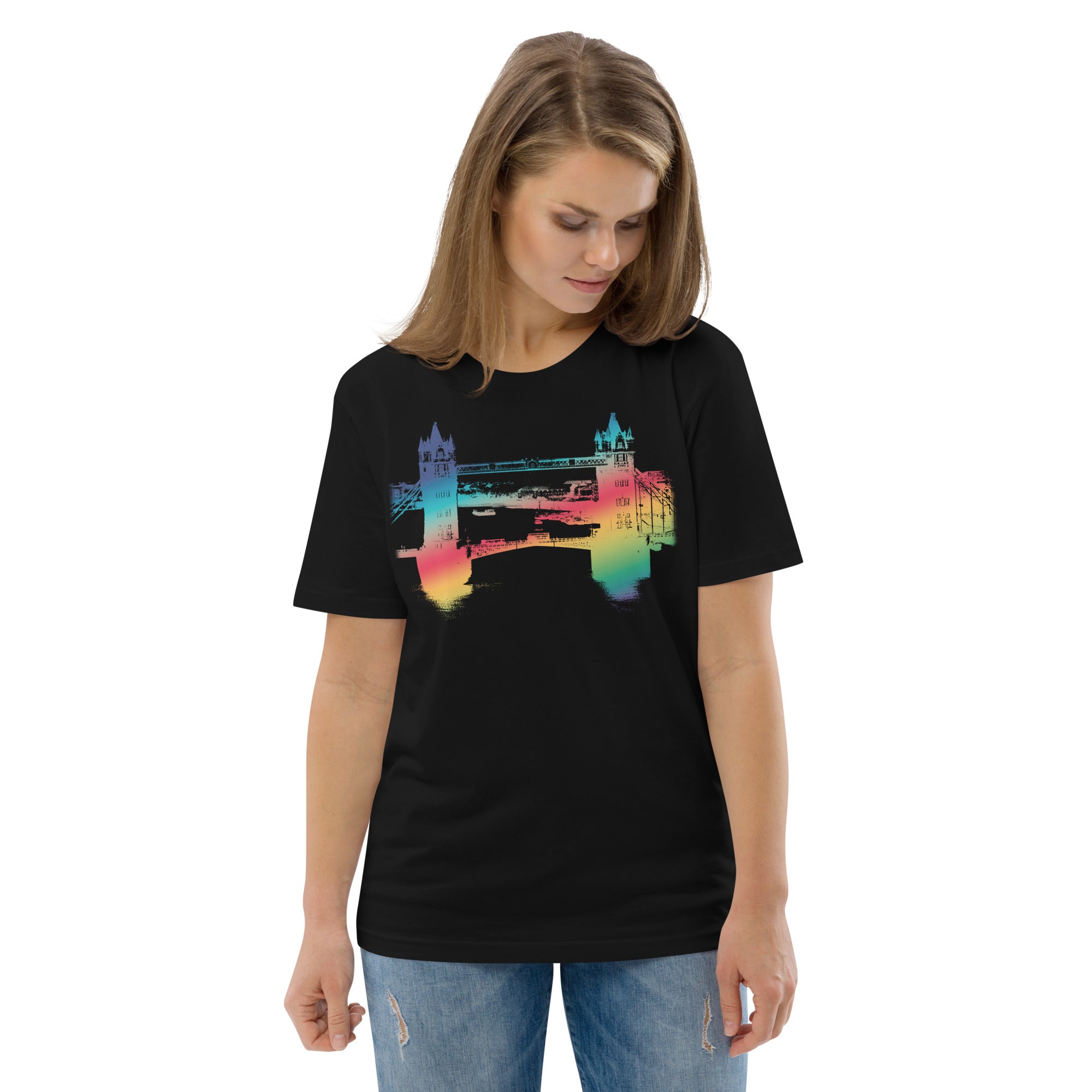 Tower Bridge Rainbow - Organic Cotton T-Shirt