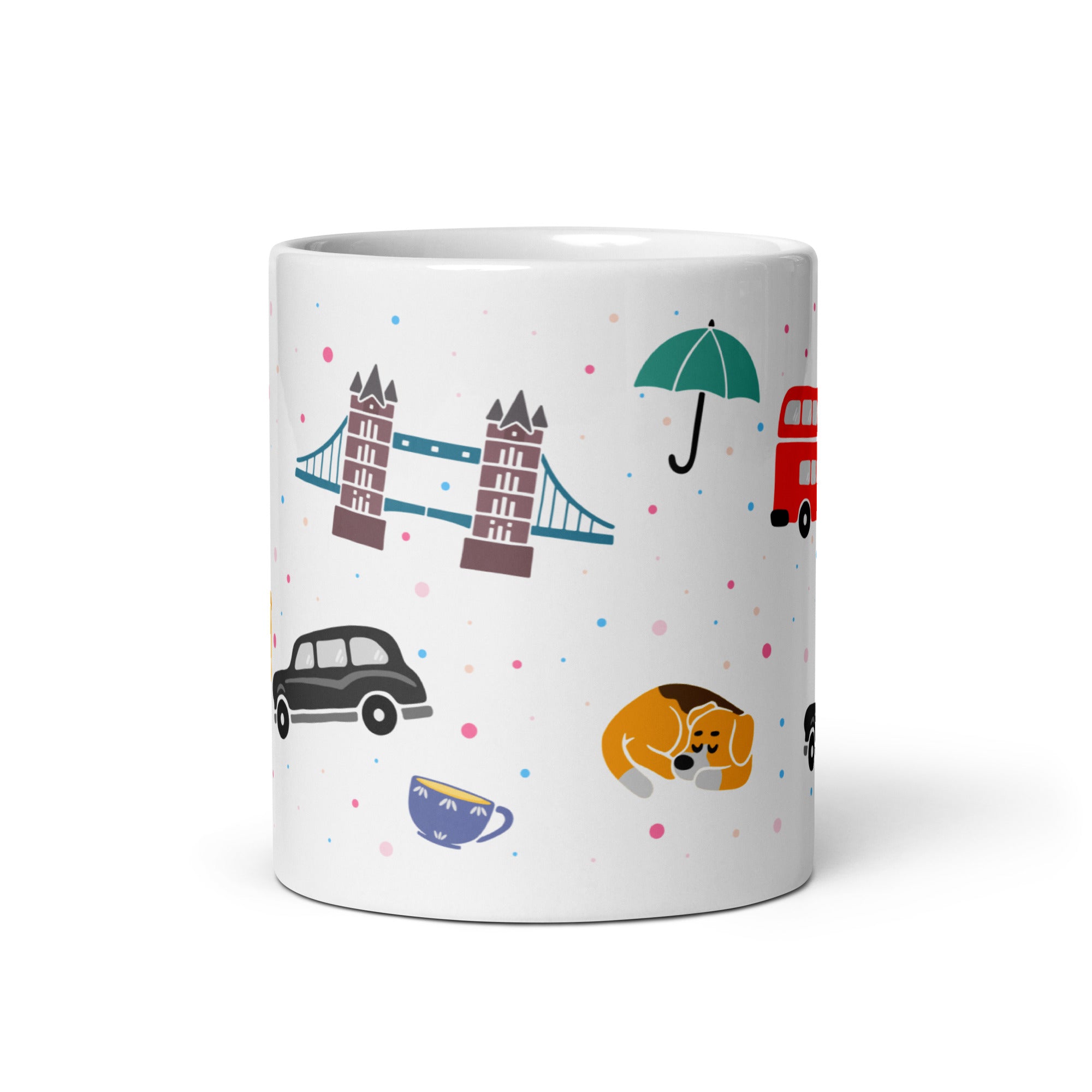 London Doodles - All Over Print - Mug